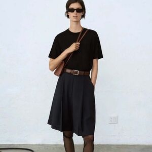 CORDERA The Tailoring Bermuda Shorts In Night Deep Navy One Size SS 2023 NWT